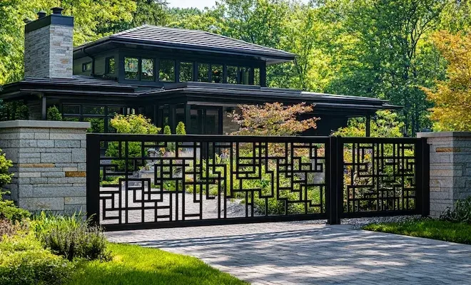 Alu Zäune aus Polen