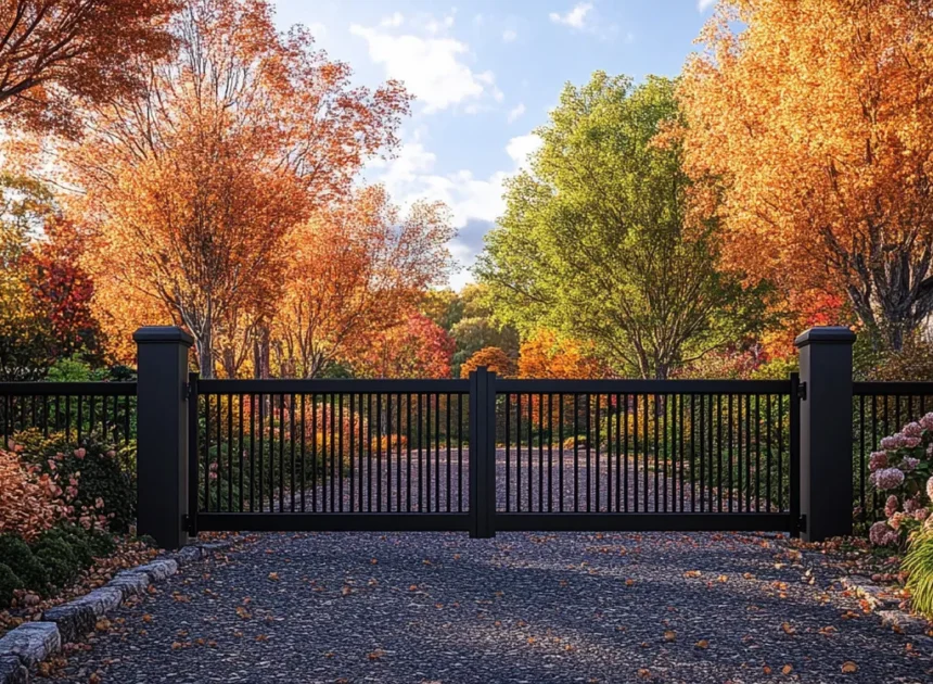 Alu Zäune aus Polen mit Montage