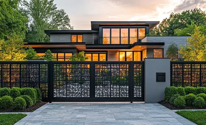 Aluminium Zaun aus Polen