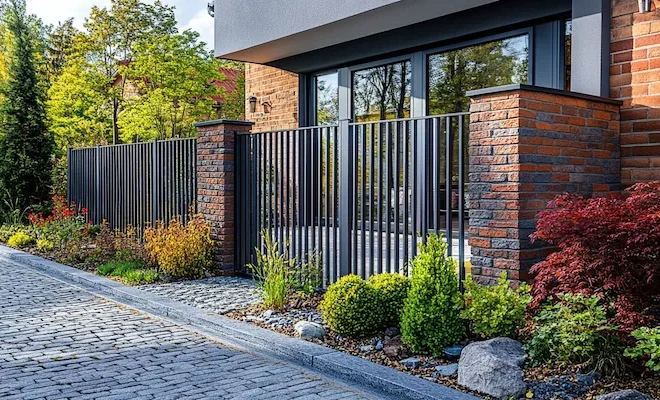 Gartenzaun Metall Polen