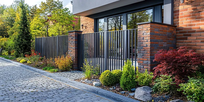 Gartenzaun Metall Polen