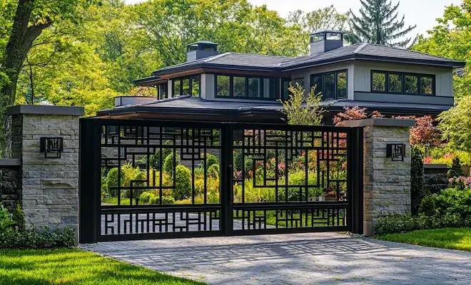 Metallzäune aus Polen mit montage