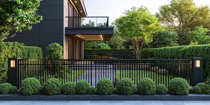 Metalzaune aus Polen