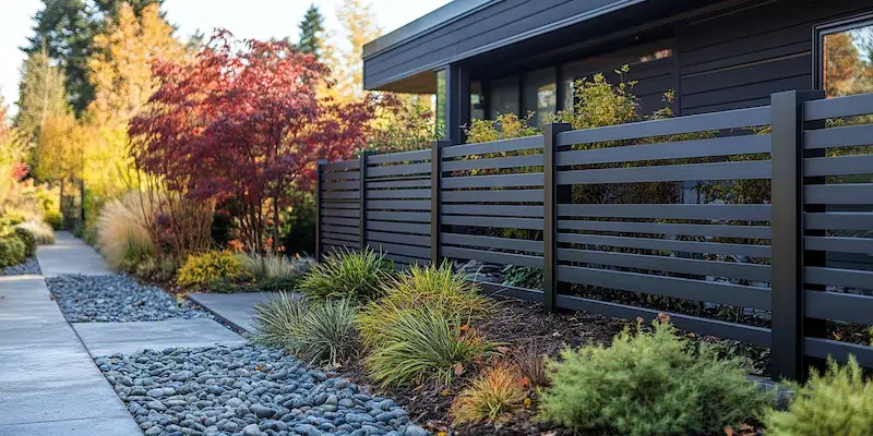 Sichtschutzzaun Polen mit Montage