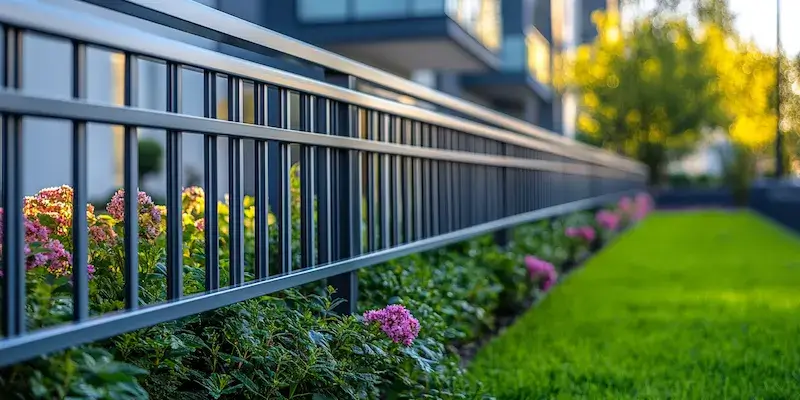 Zaun aus Polen mit Montage