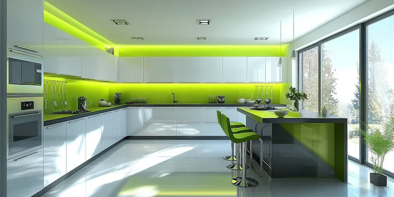 Co na ścianę między meble kuchenne?