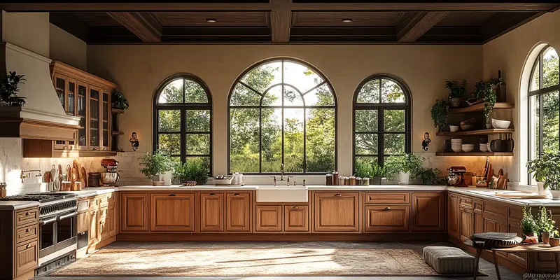 Czerwone meble kuchenne jakie ściany?