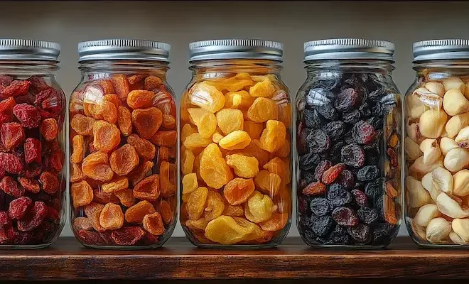 W czym przechowywać suszone owoce