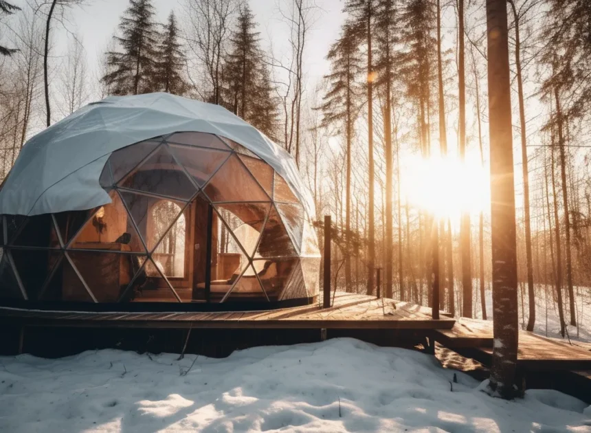 Namiot glampingowy całoroczny