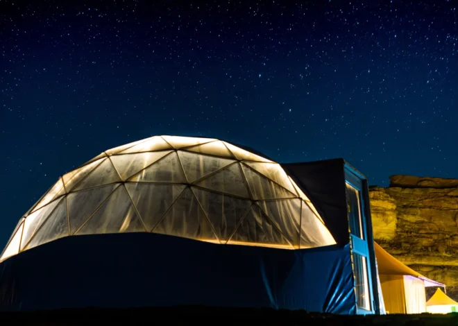 Namiot sferyczny całoroczny