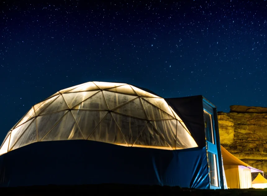 Namiot sferyczny całoroczny
